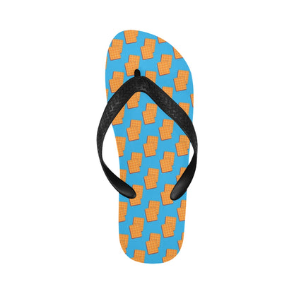 Waffle Print Design LKS304 Flip Flops