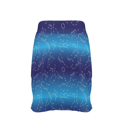 Virgo Print Design LKS302 17" Golf & Pickleball Skort with Pockets