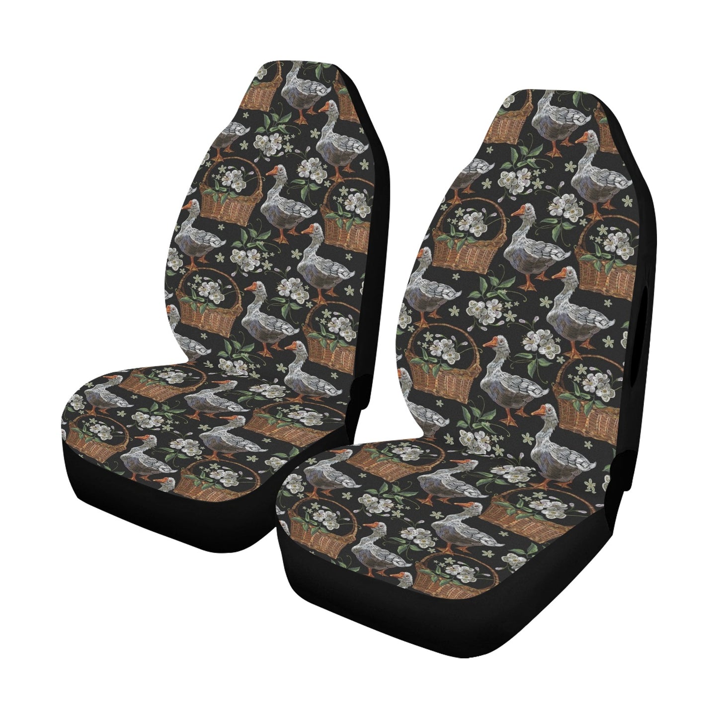 Goose Print Design LKS406 Car Seat Covers