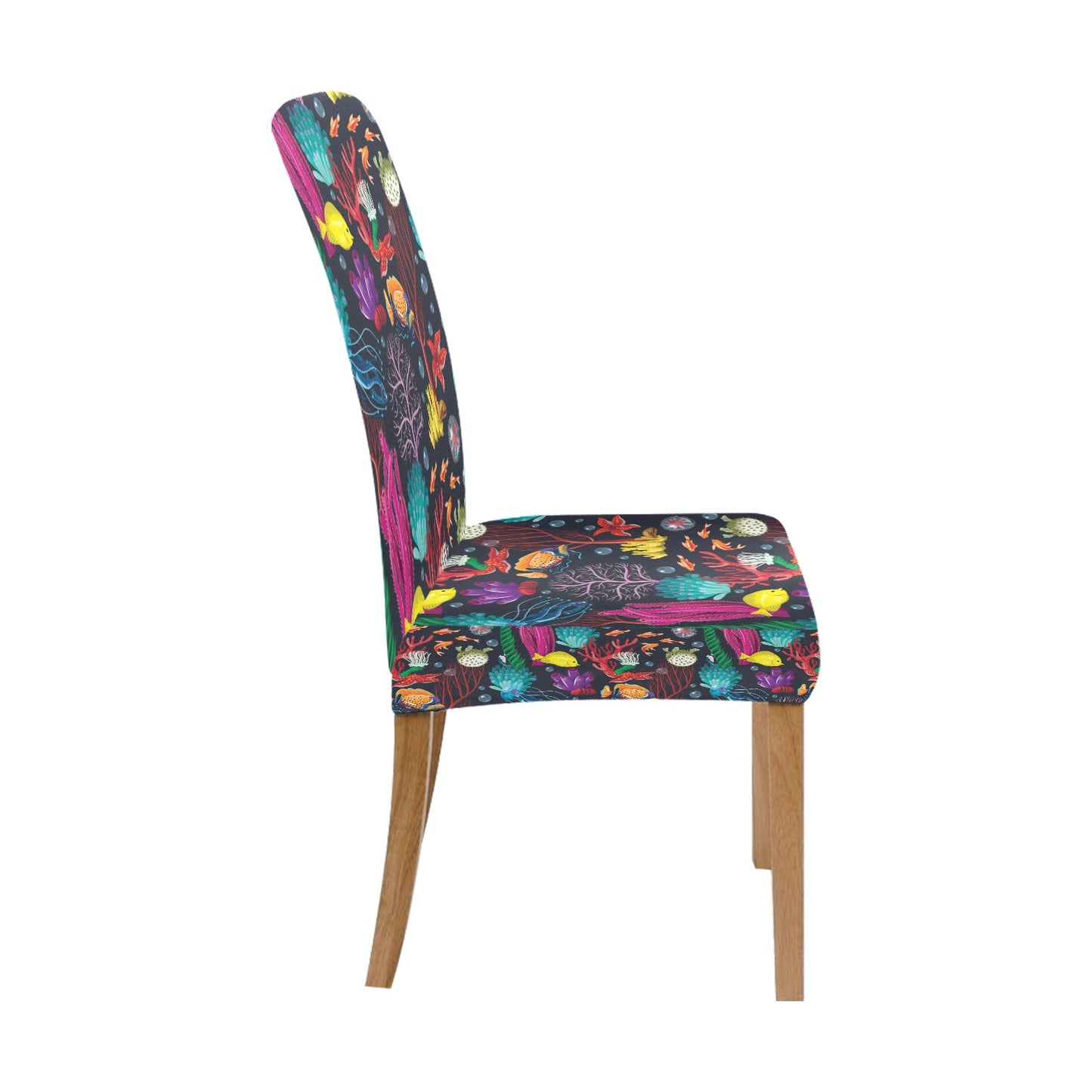 Underwater Cute Print Design LKS303 Dining Chair Slipcover