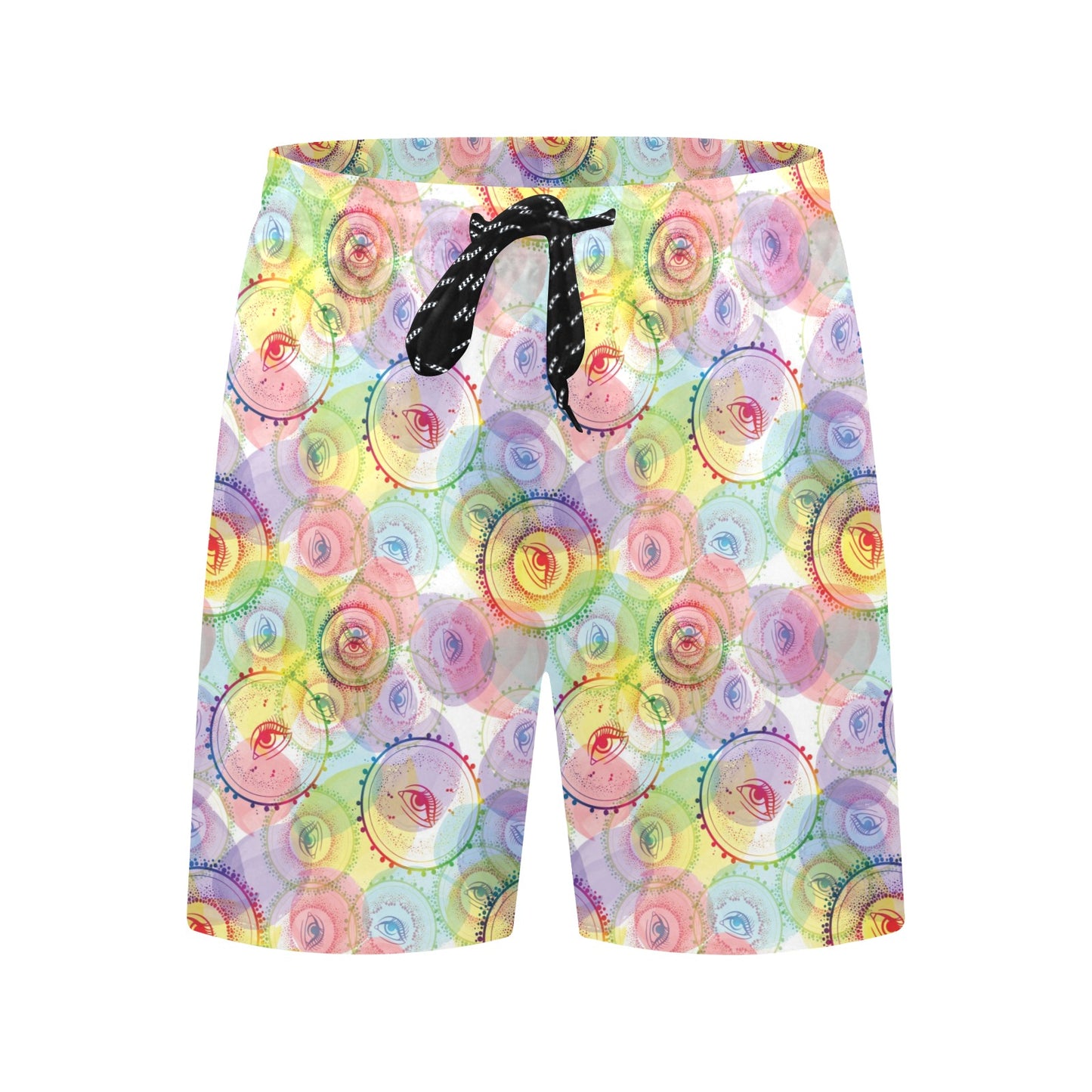 Third Eye Print Design LKS303 Men's Swim Trunks Beach Shorts