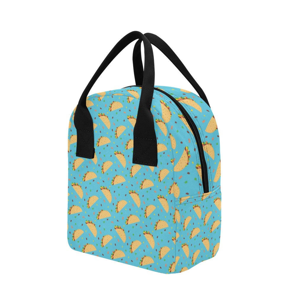 Taco Print Design LKS303 Insulated Lunch Bag