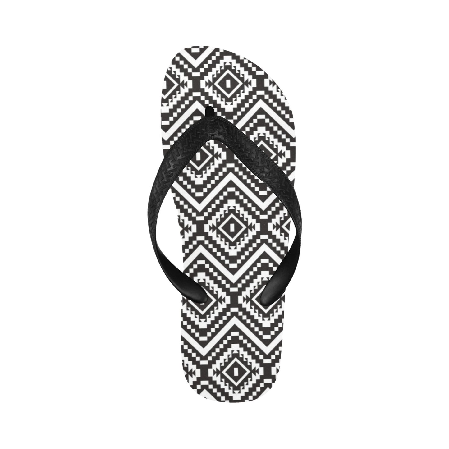 Tribal Pattern Print Design LKS303 Flip Flops