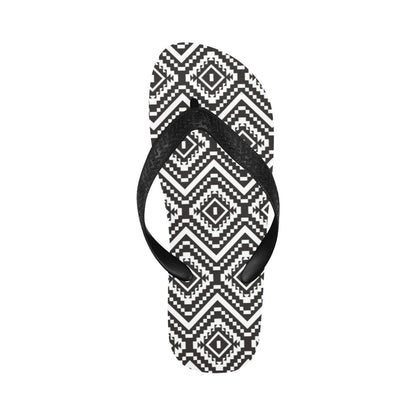 Tribal Pattern Print Design LKS303 Flip Flops