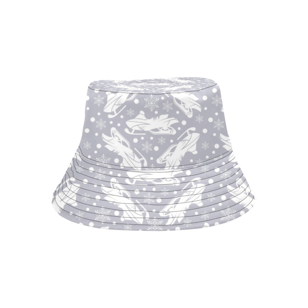 Snowmobile Print Design LKS302 Unisex Bucket Hat