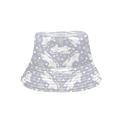 Snowmobile Print Design LKS302 Unisex Bucket Hat