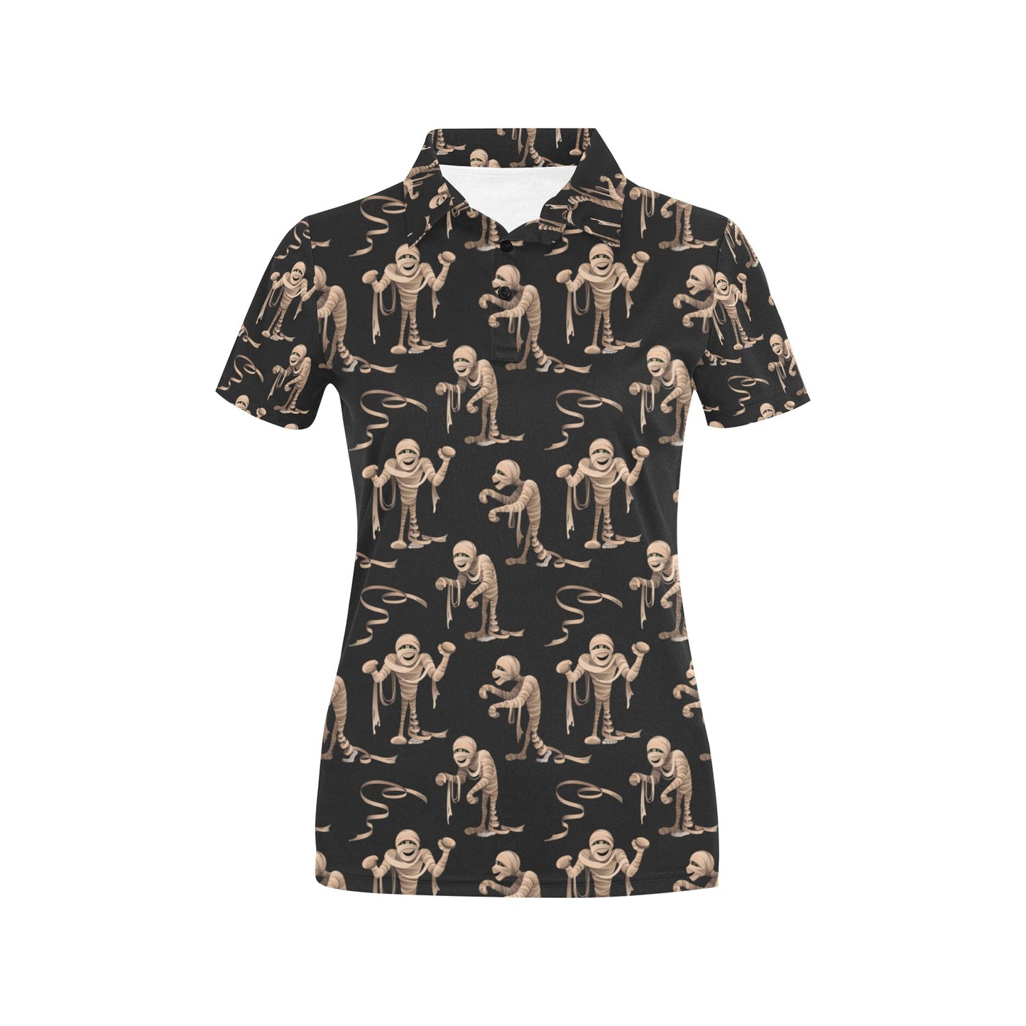Mummy Print Design LKS302 Women's Polo Shirt