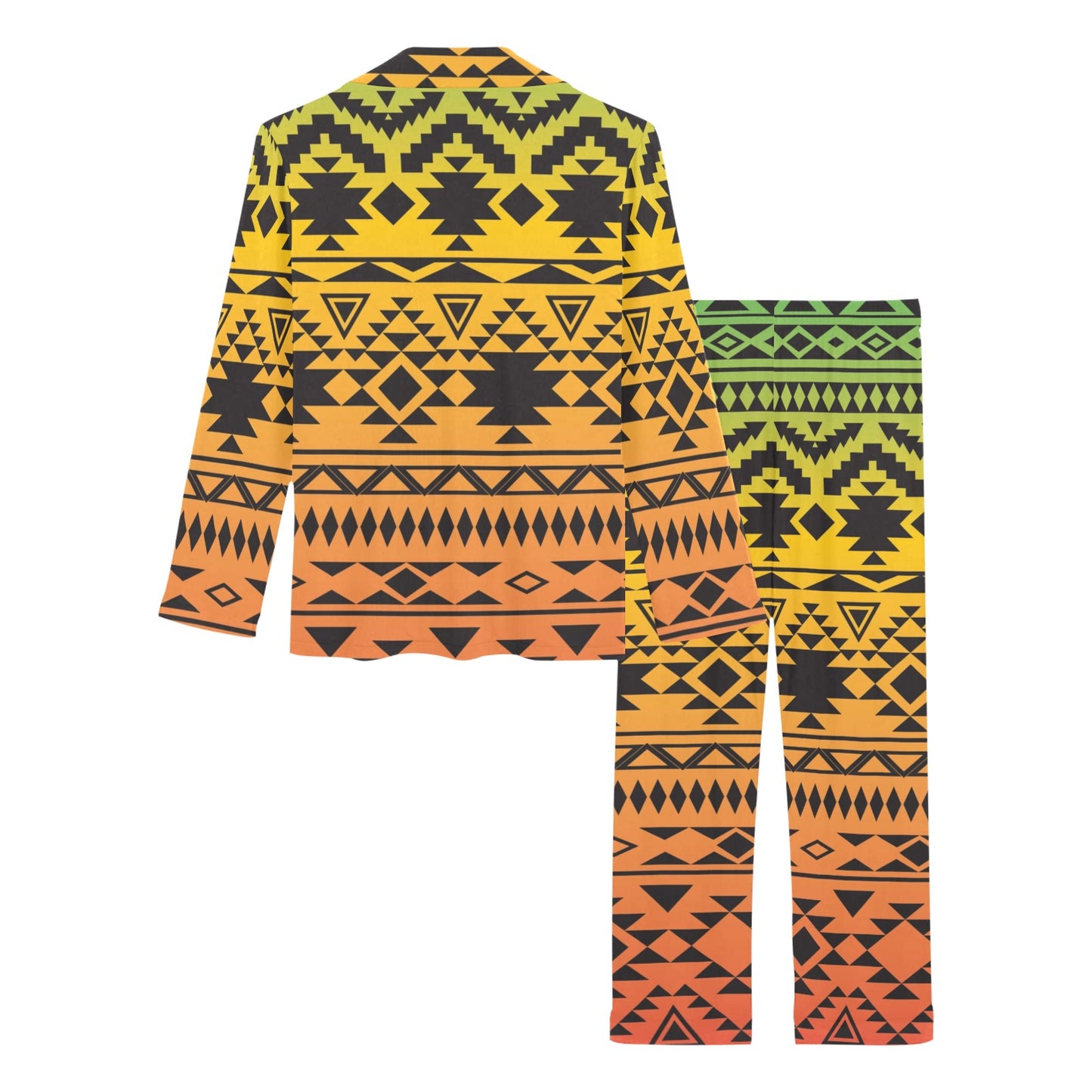 Rastafarian Pattern Print Design A04 Women's Long Pajama Set