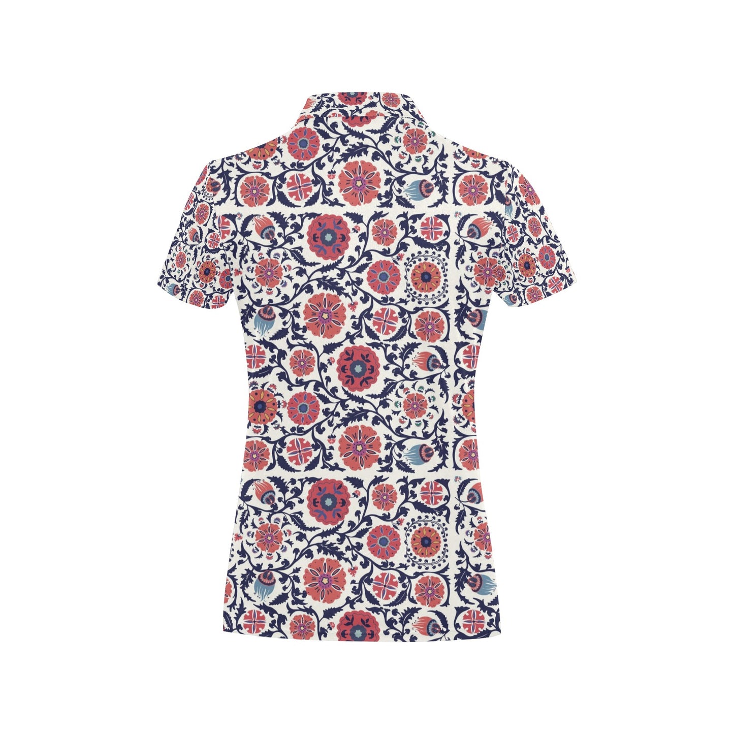 Suzani Print Design LKS304 Women's Polo Shirt
