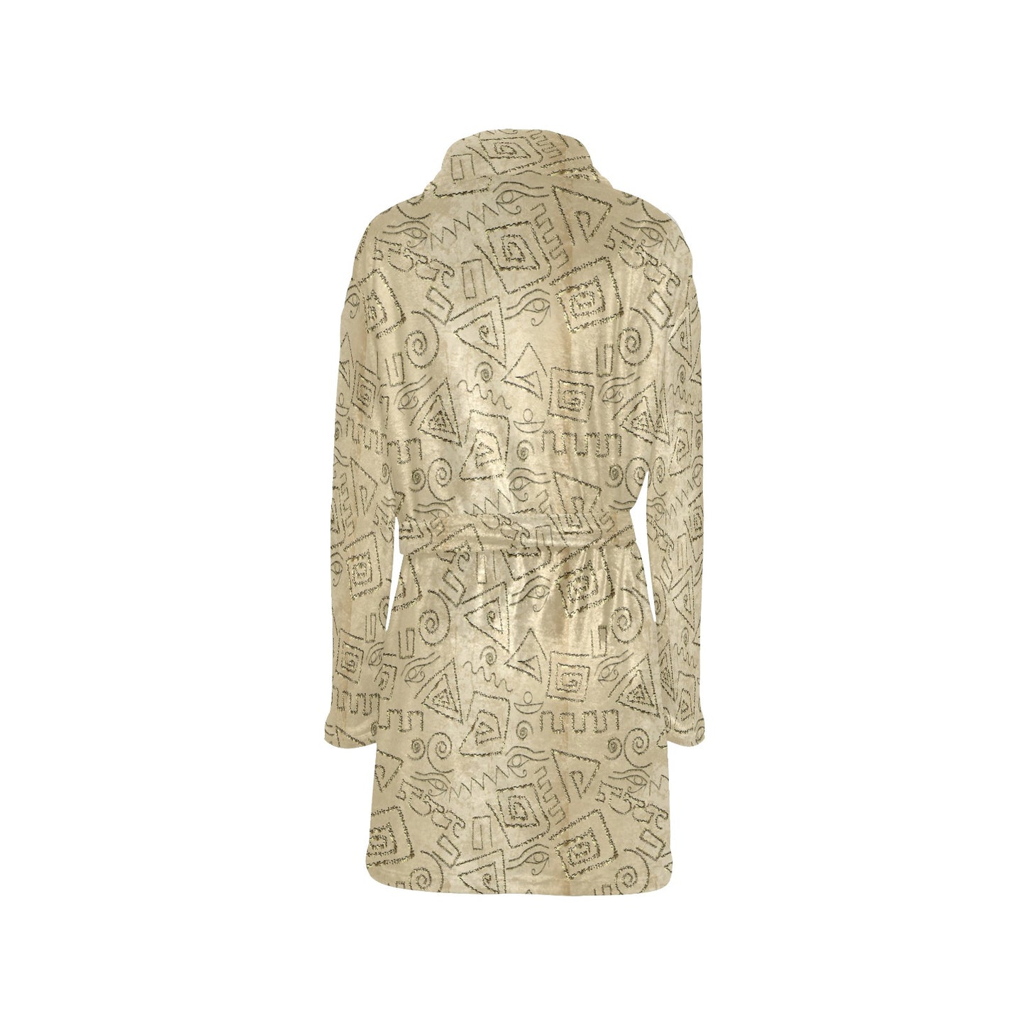 Ancient Greek Print Design LKS3013 Women's Fleece Robe