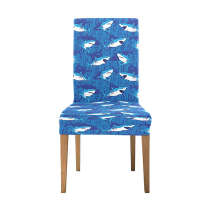 Shark Print Design LKS308 Dining Chair Slipcover