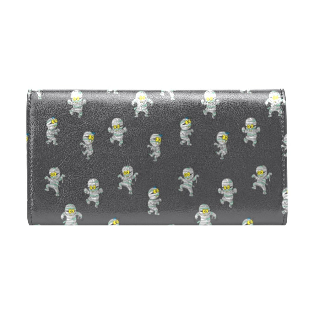 Mummy Print Design LKS305 Women's Trifold Wallet