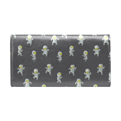 Mummy Print Design LKS305 Women's Trifold Wallet