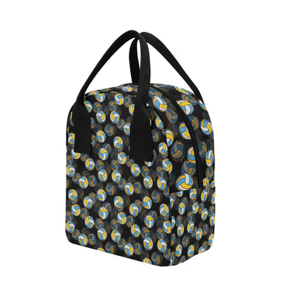Volleyball Print Design LKS302 Insulated Lunch Bag