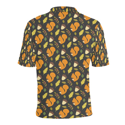 Squirrel Print Design LKS301 Men Polo Shirt