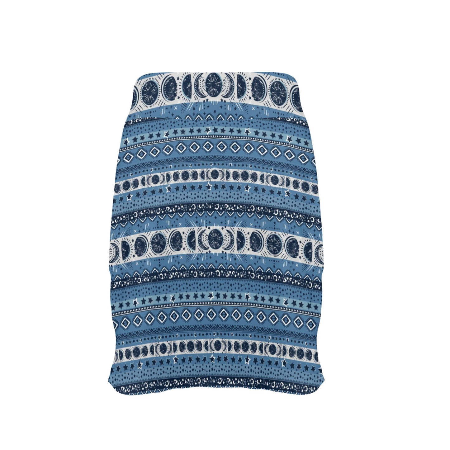 Sun Moon Pattern Print Design LKS306 17" Golf & Pickleball Skort with Pockets