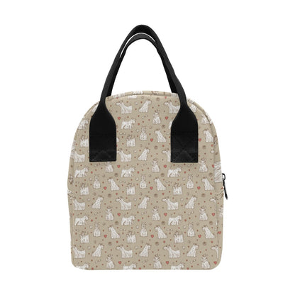 Scottish Terriers Print Design LKS3017 Insulated Lunch Bag