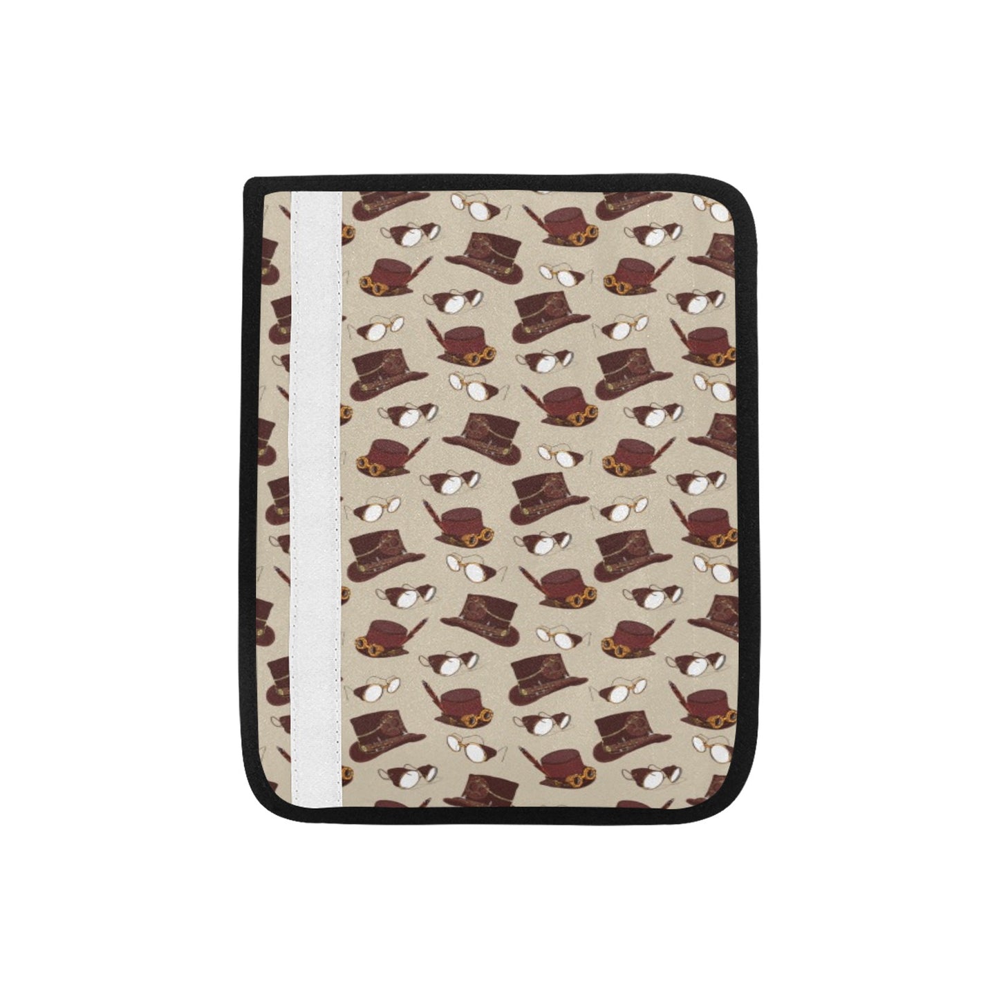 Steampunk Hat Print Design LKS301 Car Seat Belt Cover