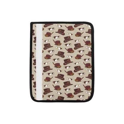 Steampunk Hat Print Design LKS301 Car Seat Belt Cover