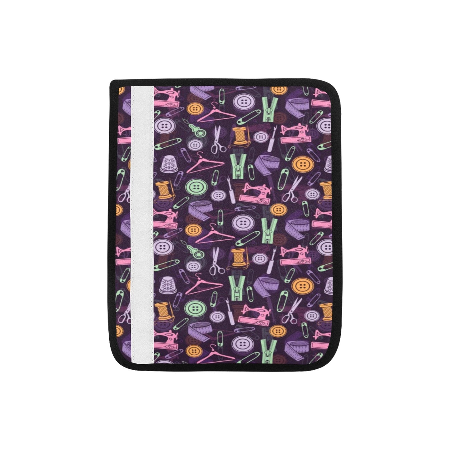 Sewing Equipment Print Design LKS306 Car Seat Belt Cover