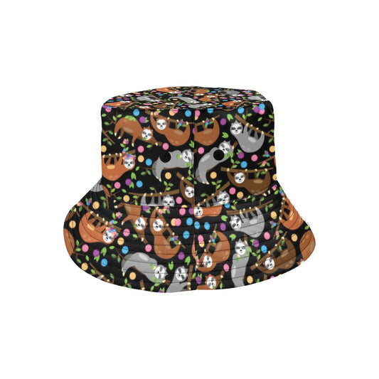 Sloth Print Design LKS306 Unisex Bucket Hat