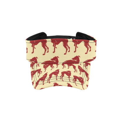 Whippets Print Design LKS301 Unisex Sun Visor