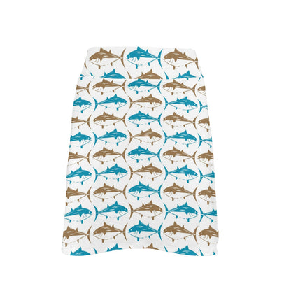 Tuna Fish Print Design LKS301 17" Golf & Pickleball Skort with Pockets