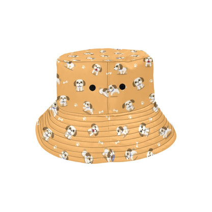Shih Tzu Print Design LKS304 Unisex Bucket Hat
