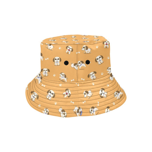 Shih Tzu Print Design LKS304 Unisex Bucket Hat