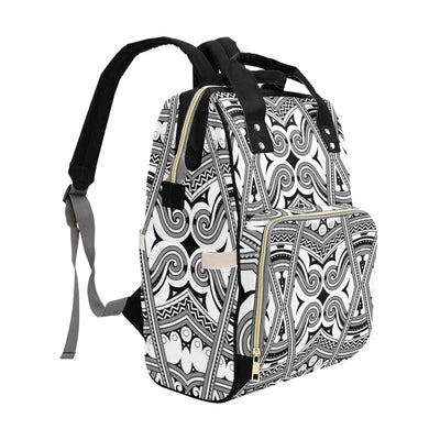 Samoan Pattern Print Design LKS302 Diaper Bag Backpack