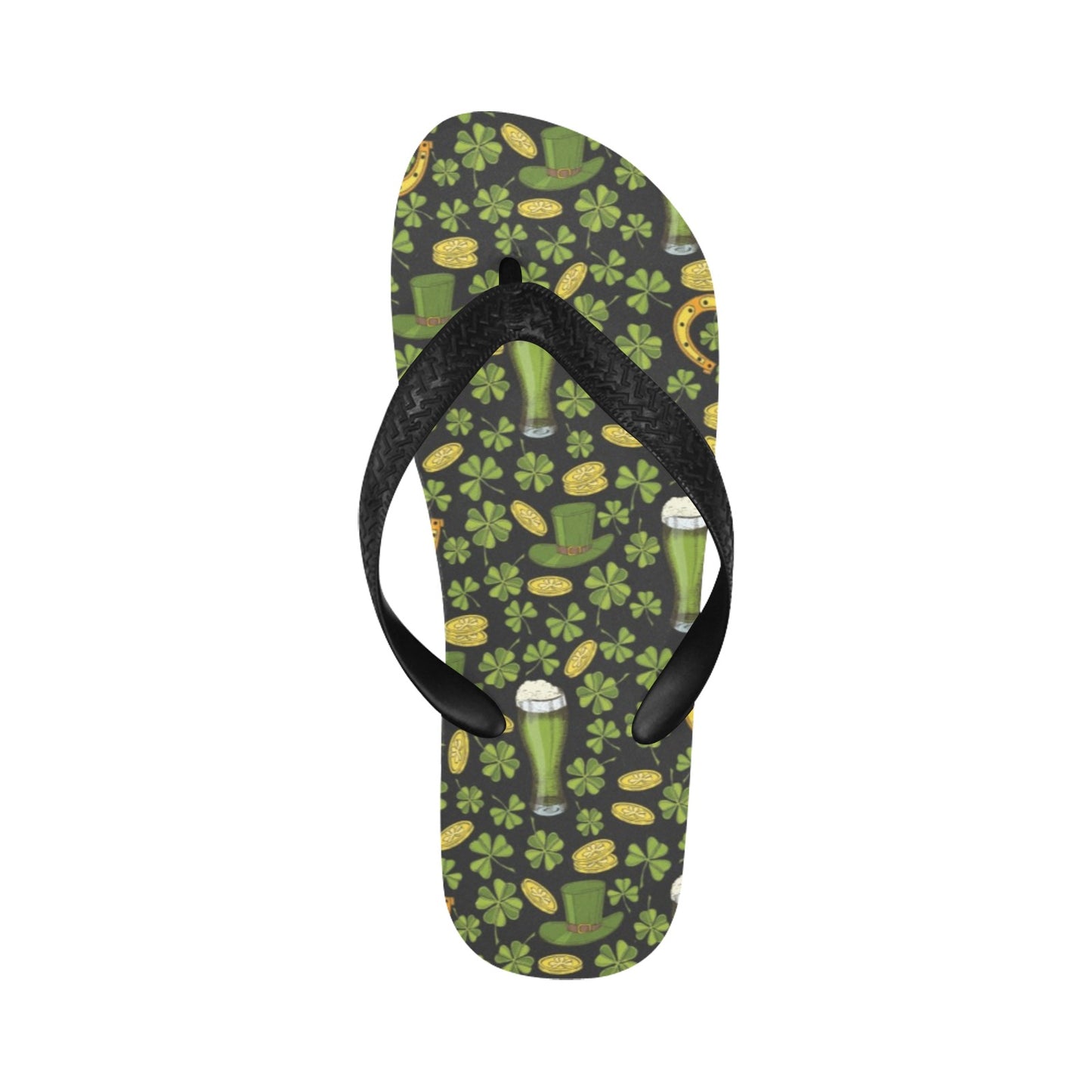 St Patricks Day Print Design LKS307 Flip Flops