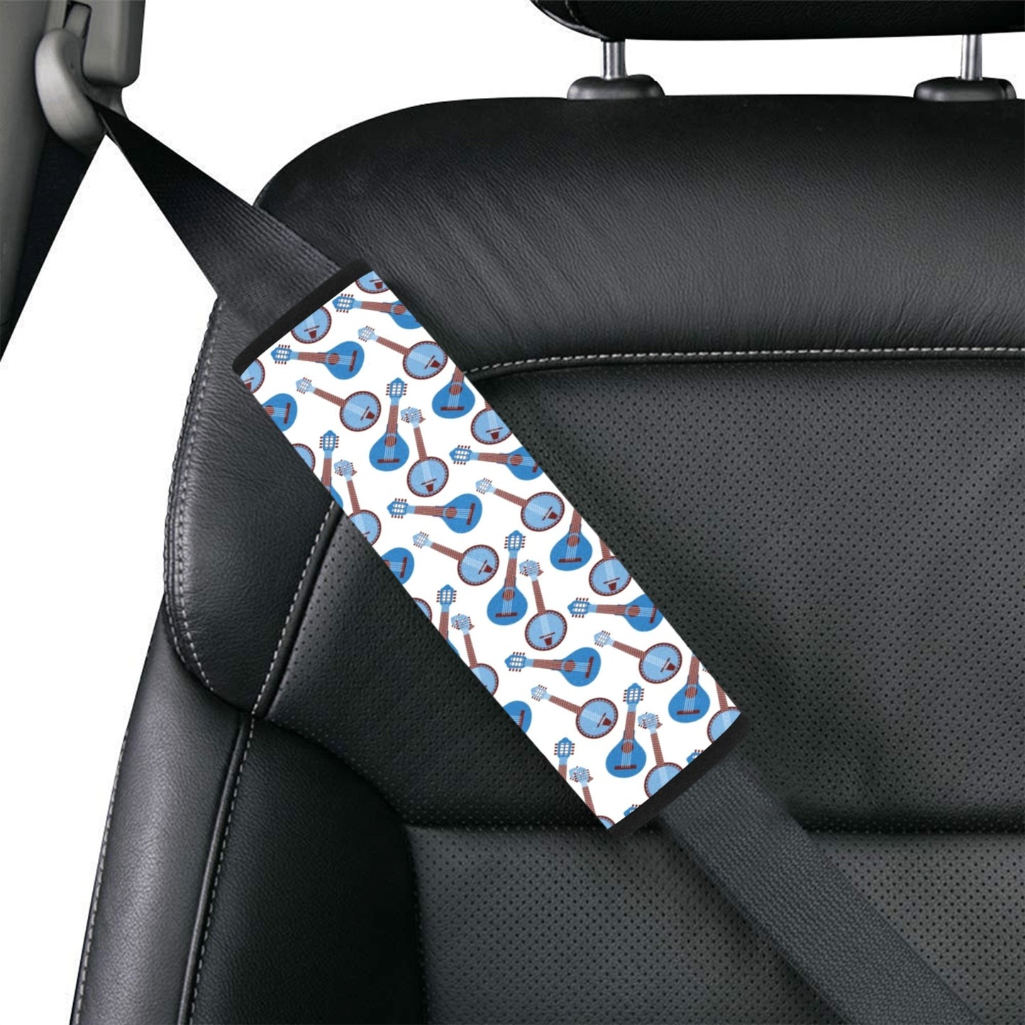 Banjo Print Design LKS401 Car Seat Belt Cover