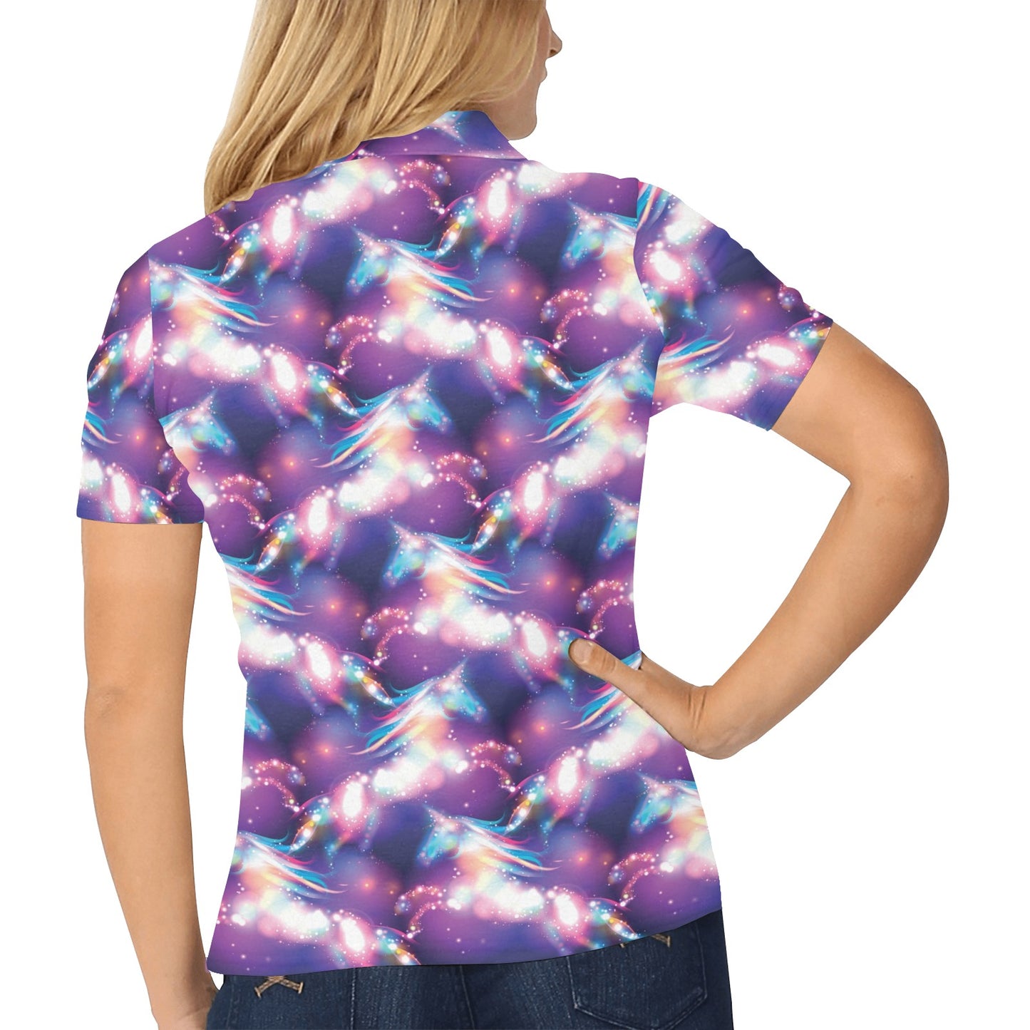 Unicorn Dream Women's Polo Shirt