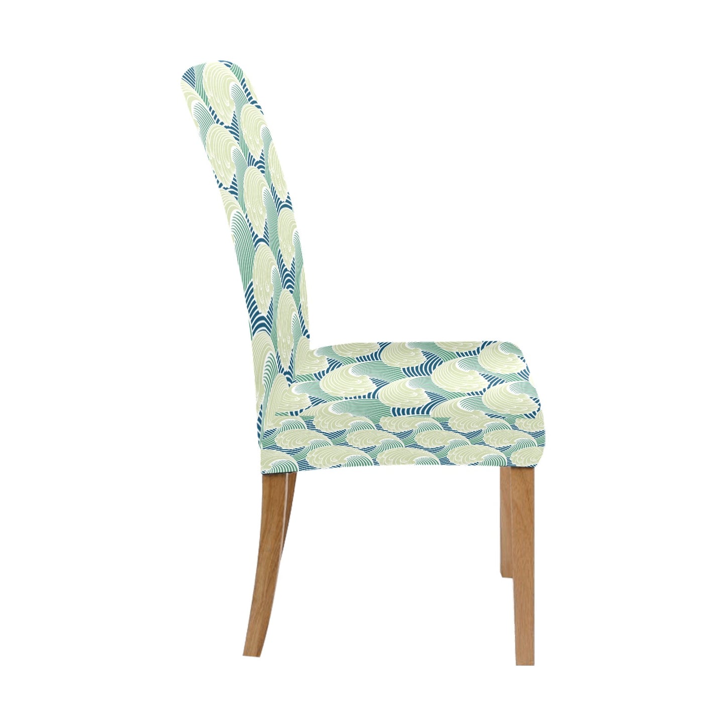 Wave Japan Style Print Design LKS302 Dining Chair Slipcover