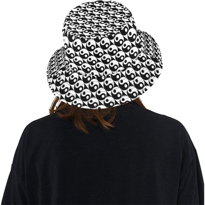 Yin Yang Print Design LKS304 Unisex Bucket Hat