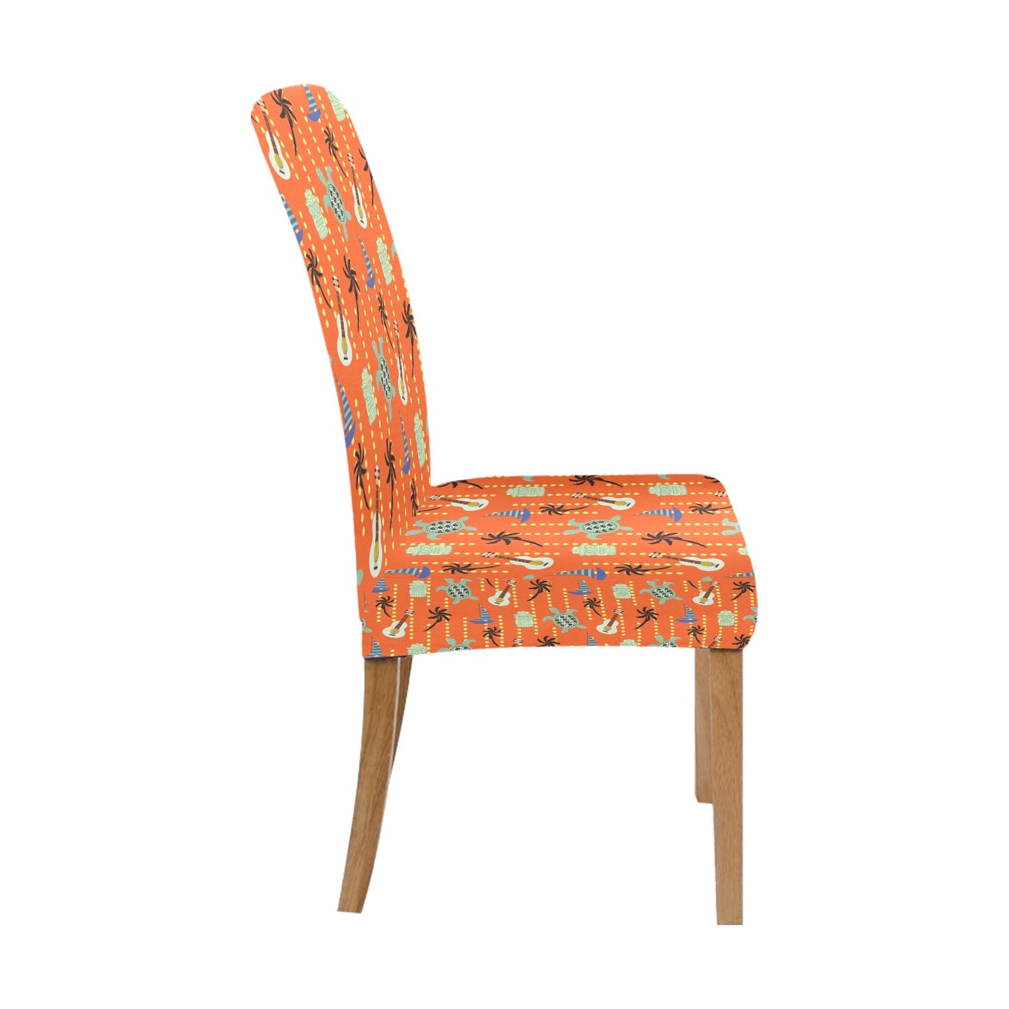 Ukulele Print Design LKS402 Dining Chair Slipcover