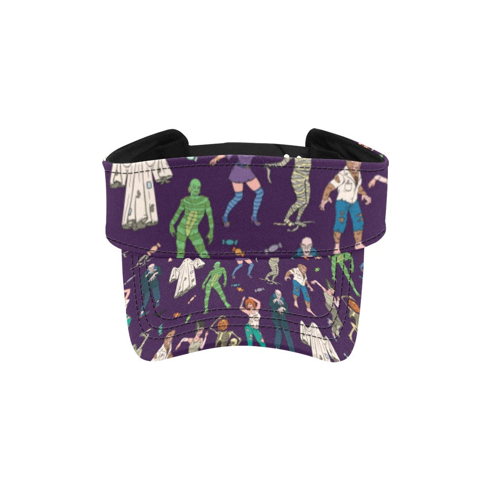 Creepy Zombie Print Design LKS302 Unisex Sun Visor