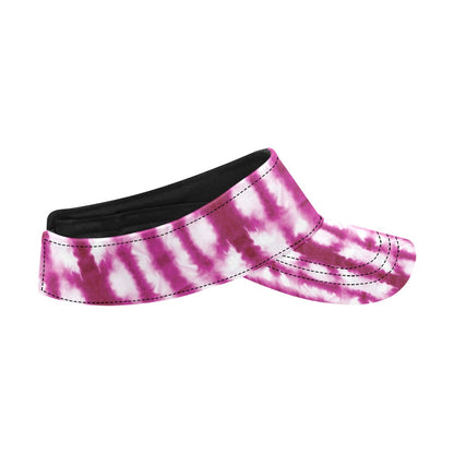 Tie Dye Dark Pink Print Design LKS303 Unisex Sun Visor