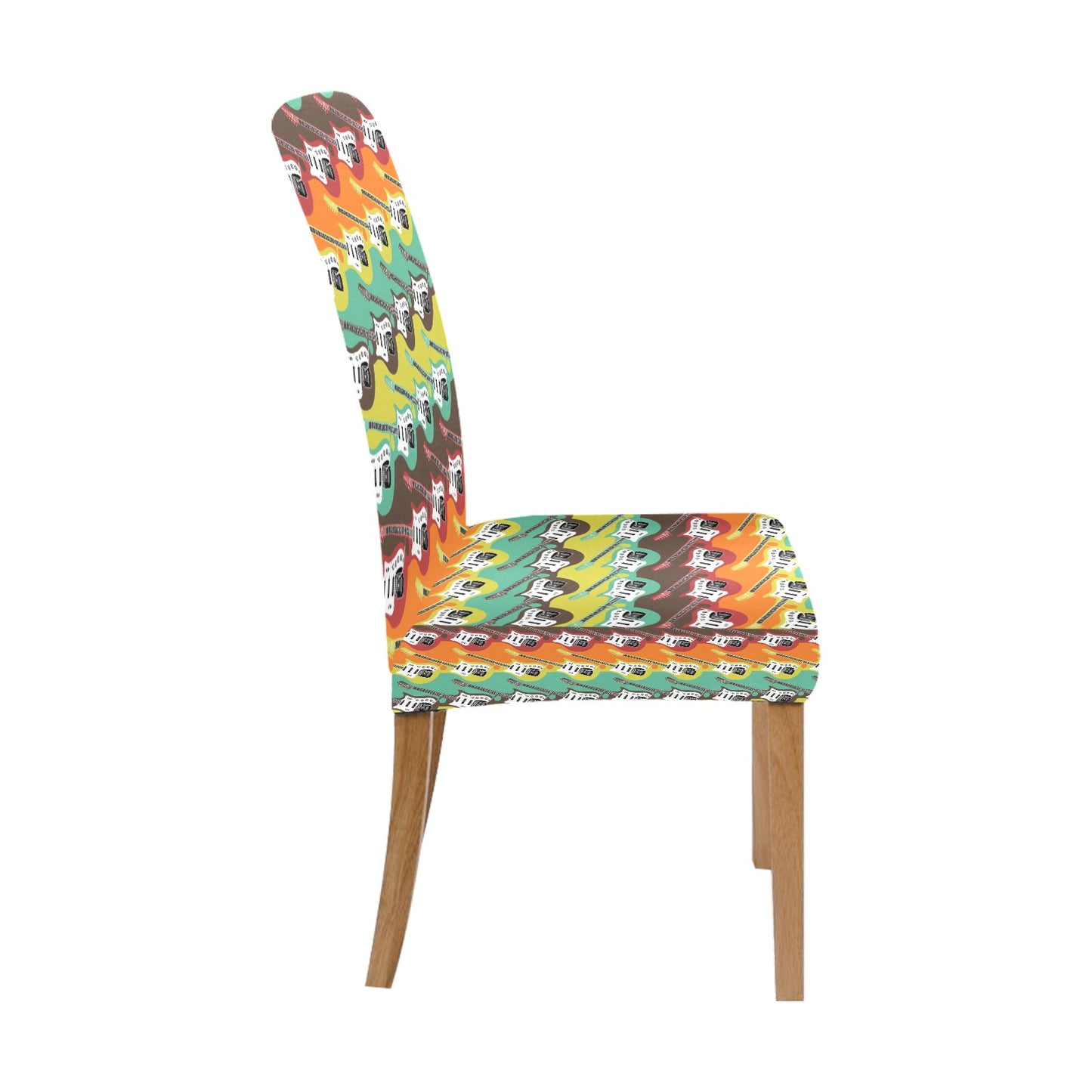 Electric Guitar Print Design LKS401 Dining Chair Slipcover