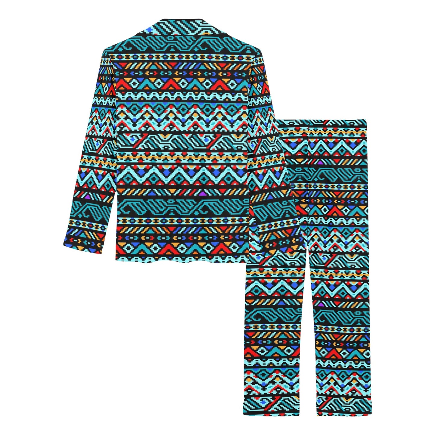 Southwestern Style Women's Long Pajama Set