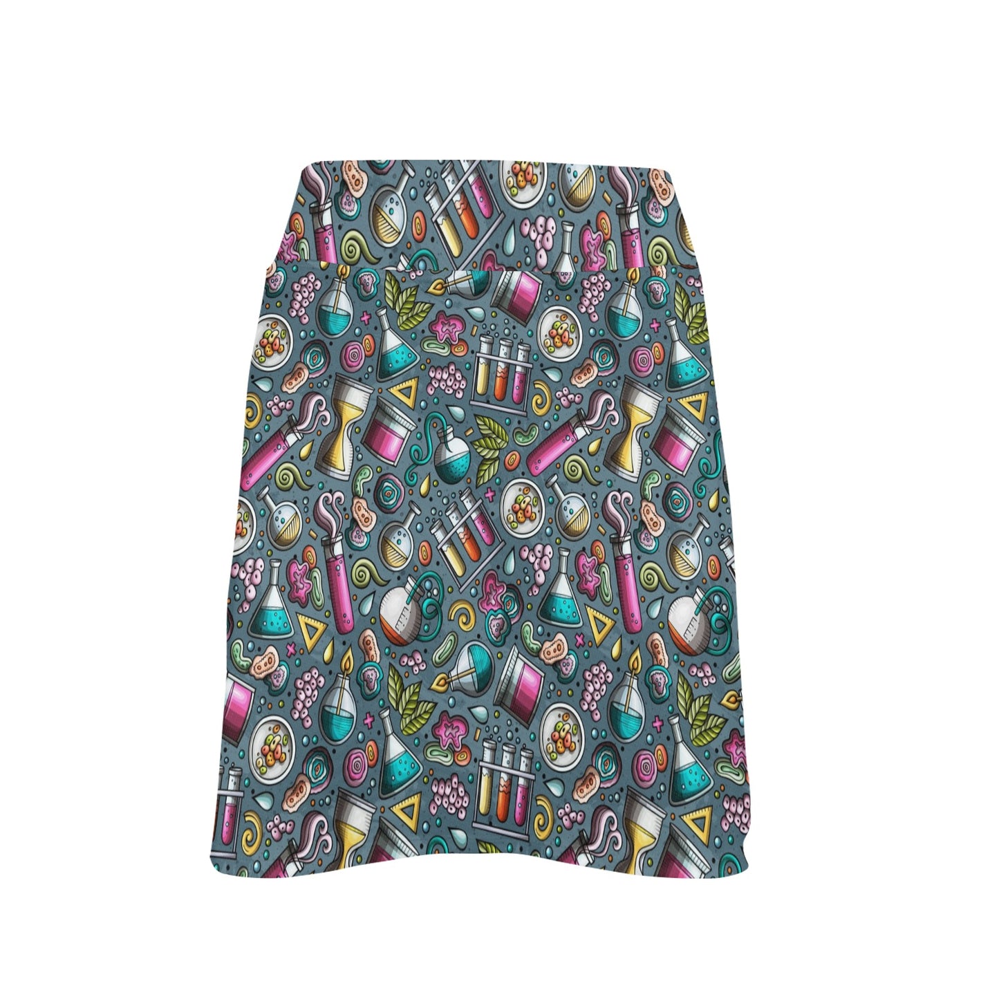 Science Print Design LKS304 17" Golf & Pickleball Skort with Pockets