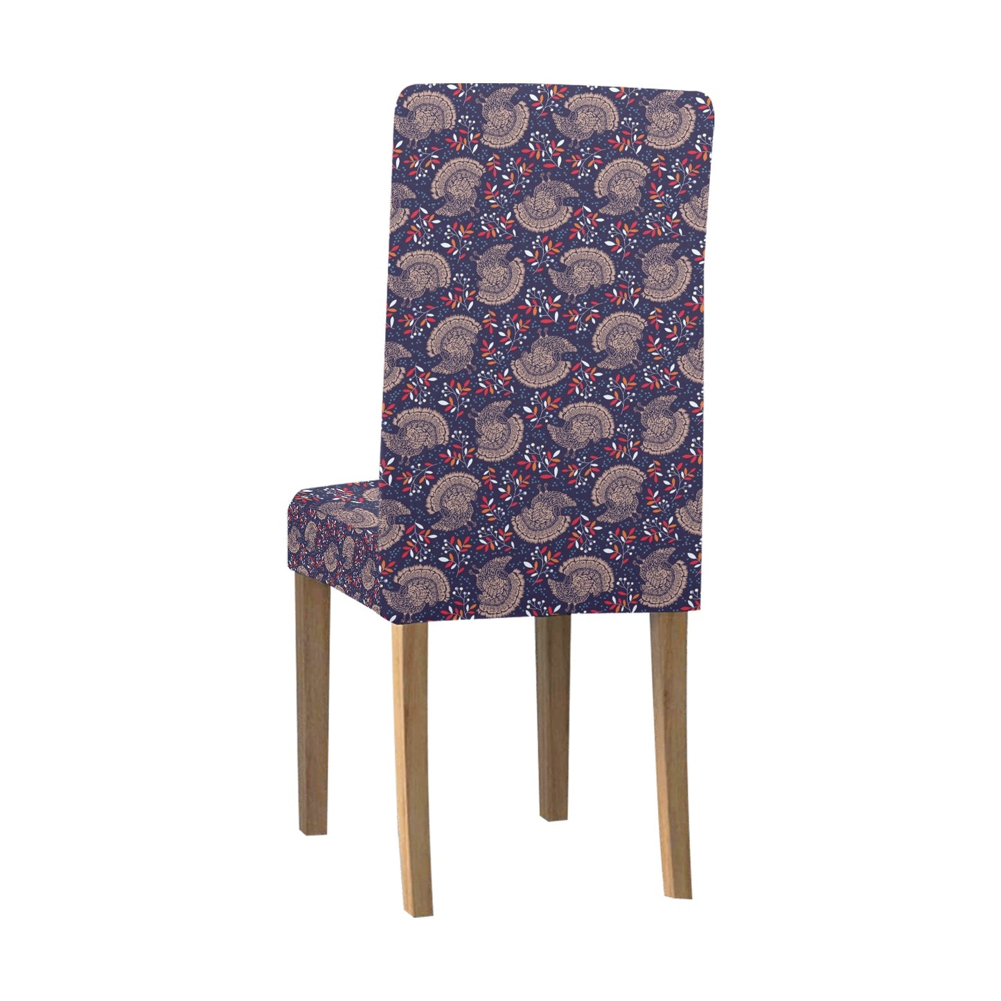 Turkey Print Design LKS401 Dining Chair Slipcover