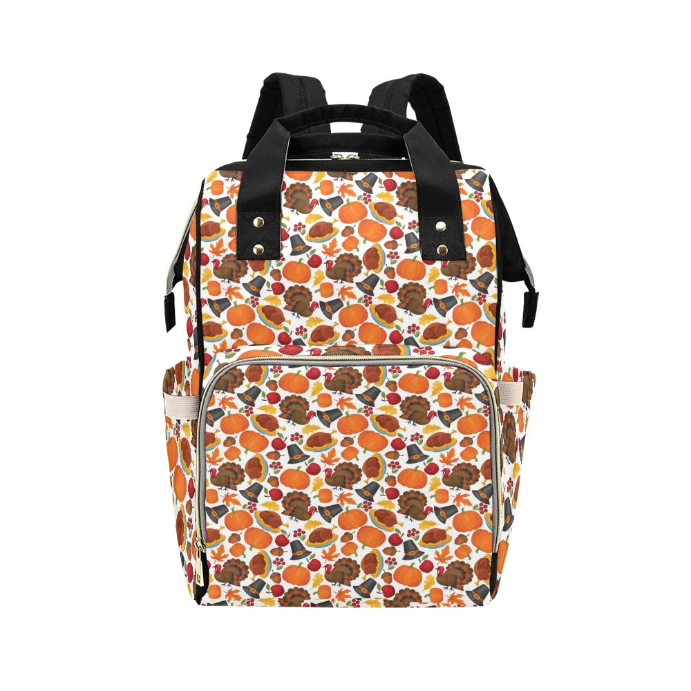 Thanksgiving Print Design LKS304 Diaper Bag Backpack