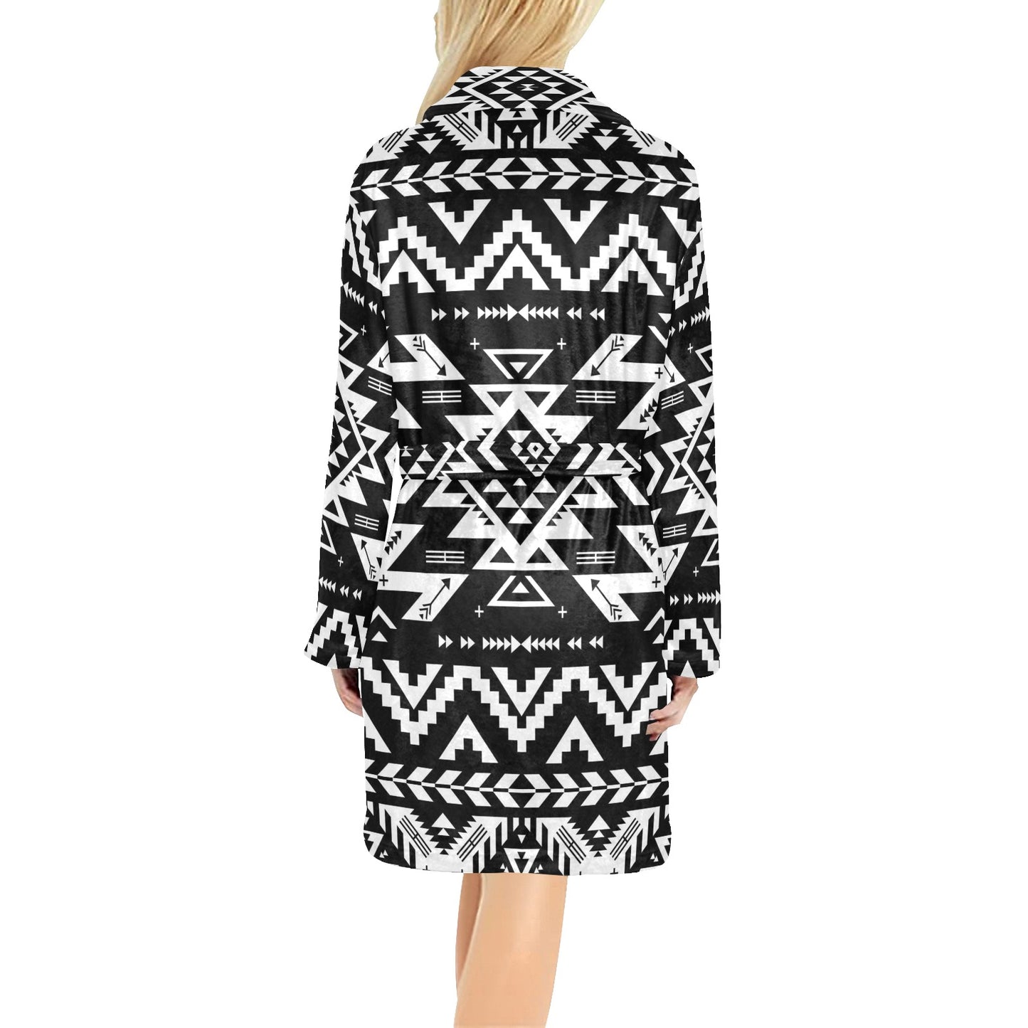 Tribal indians native aztec Women's Fleece Robe