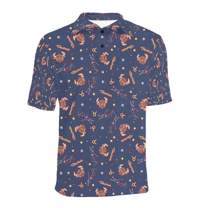 Taurus Print Design LKS304 Men Polo Shirt
