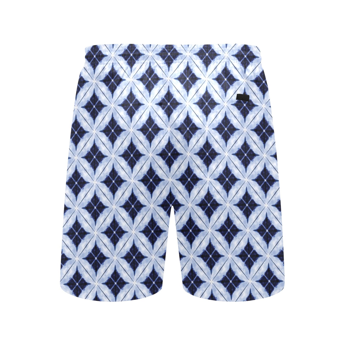 Tie Dye Print Design LKS308 Men's Swim Trunks Beach Shorts