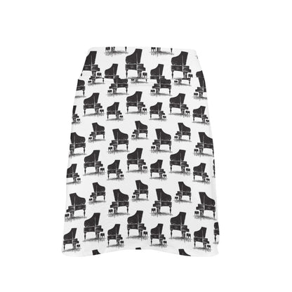 Piano Print Design LKS401 17" Golf & Pickleball Skort with Pockets