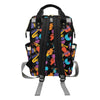 Saxophone Print Design LKS406 Diaper Bag Backpack