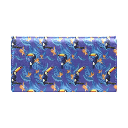 Toucan Print Design LKS306 Women's Trifold Wallet