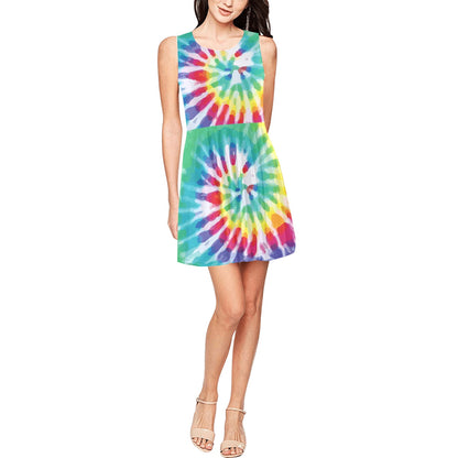 Tie Dye Sleeveless Dress
